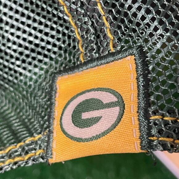 Green Bay Packers NFL New Era Snapback OSFA Trucker Baseball Cap - Picture 10 of 11